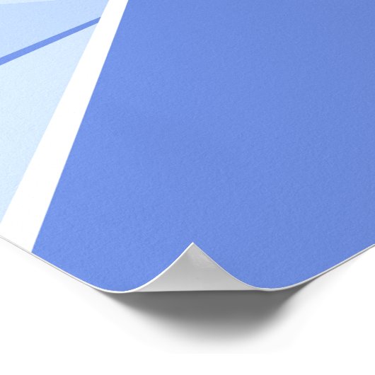 抽象芸術図形3 ポスター (角)