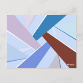 抽象芸術図形3 ポストカード (裏面)