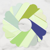 抽象芸術図形4 ワイングラスタグ (裏面)