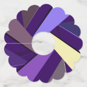 抽象芸術図形5 ワイングラスタグ (裏面)