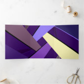 抽象芸術図形5 三つ折りクリスマスカード (内部)