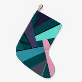 抽象芸術図形6 スモールクリスマスストッキング (正面 (吊り時))