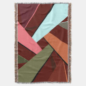 抽象芸術図形7 スローブランケット (正面縦)