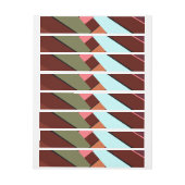 抽象芸術図形7 ラップアラウンドラベル (シート)