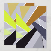 抽象芸術図形8 サンキューカード (正面/裏面)