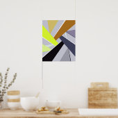 抽象芸術図形8 ポスター (キッチン)