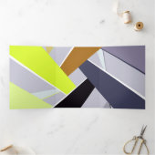 抽象芸術図形8 三つ折りクリスマスカード (内部)