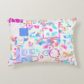 抽象芸術図形 アクセントクッション (正面)