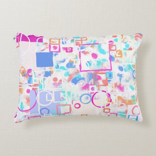 抽象芸術図形 アクセントクッション (正面)
