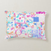 抽象芸術図形 アクセントクッション (裏面)