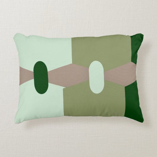 抽象芸術図形 アクセントクッション (正面)