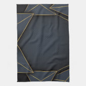 抽象芸術図形 キッチンタオル (縦)