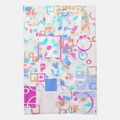 抽象芸術図形 キッチンタオル (縦)