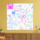 抽象芸術図形 キャンバスプリント (インサイチュ (リビング))