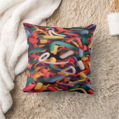 抽象芸術図形 クッション (ブランケット)