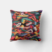 抽象芸術図形 クッション (裏面)