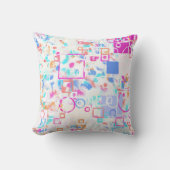 抽象芸術図形 クッション (正面)