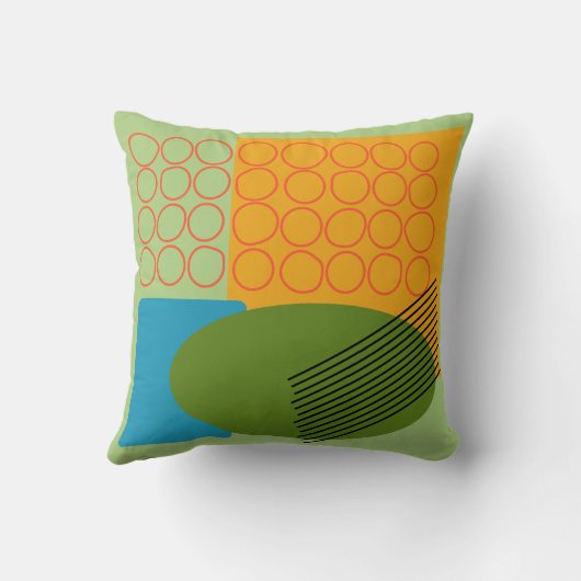 抽象芸術図形 クッション (裏面)