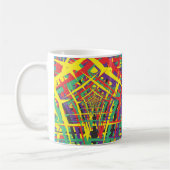 抽象芸術図形 コーヒーマグカップ (左)