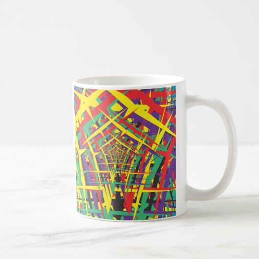 抽象芸術図形 コーヒーマグカップ (右)