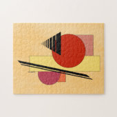 抽象芸術図形 ジグソーパズル (横)