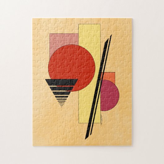 抽象芸術図形 ジグソーパズル (縦)