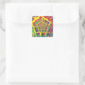 抽象芸術図形 スクエアシール (バッグ)