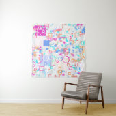 抽象芸術図形 タペストリー (インサイチュ)