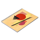 抽象芸術図形 ノートブック (左側)