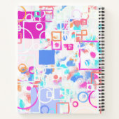 抽象芸術図形 ノートブック (裏面)