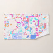 抽象芸術図形 バスタオルセット (ハンドタオル)