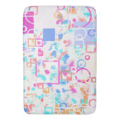 抽象芸術図形 バスマット (正面縦)