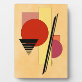 抽象芸術図形 フォトプラーク (正面)