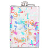 抽象芸術図形 フラスク (裏面)