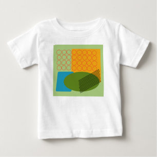 抽象芸術図形 ベビーTシャツ