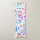 抽象芸術図形 ボディピロー (正面縦)