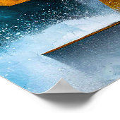 抽象芸術図形 ポスター (角)