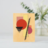 抽象芸術図形 ポストカード (スタンド正面)