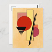 抽象芸術図形 ポストカード (正面/裏面)