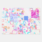 抽象芸術図形 ラッピングペーパーシート (正面2)