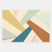 抽象芸術図形 ラッピングペーパーシート (正面)