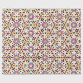 抽象芸術図形 ラッピングペーパー