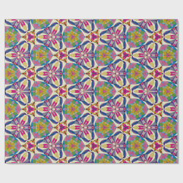 抽象芸術図形 ラッピングペーパー