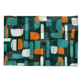 抽象芸術図形、ヴィンテージスタイル。 枕カバー (裏面)