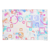 抽象芸術図形 枕カバー (正面左)