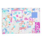 抽象芸術図形 枕カバー (正面右)