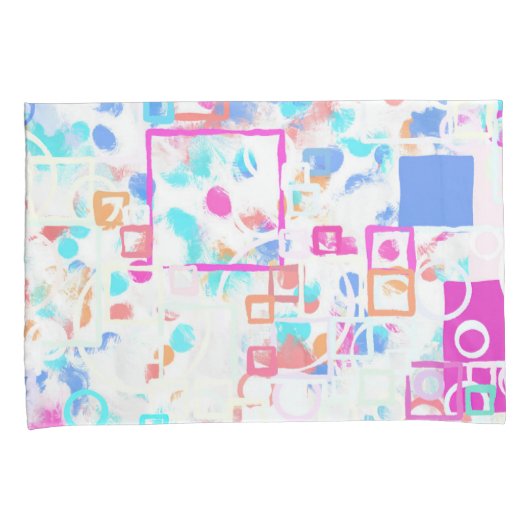 抽象芸術図形 枕カバー (正面右)