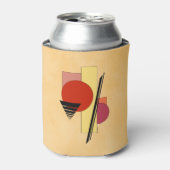 抽象芸術図形 缶クーラー (缶正面)