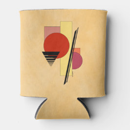 抽象芸術図形 缶クーラー