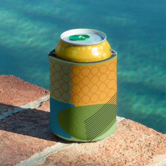 抽象芸術図形 缶クーラー (インサイチュ プール)